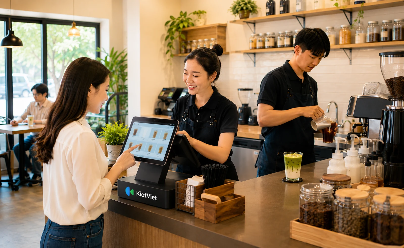 Phần mềm quản lý quán cà phê, trà sữa KiotViet