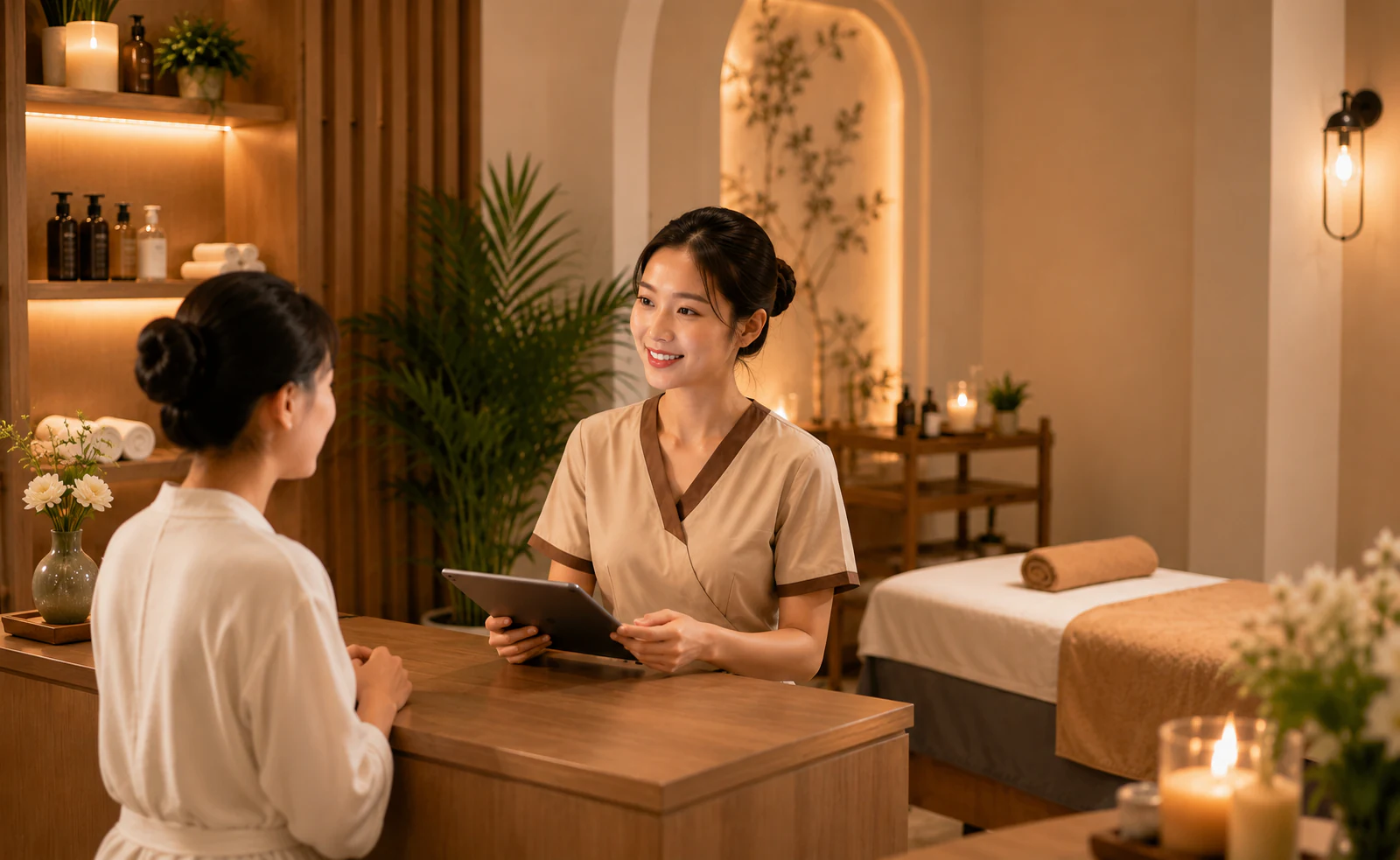 Chủ spa dùng KiotViet quản lý lịch hẹn và liệu trình