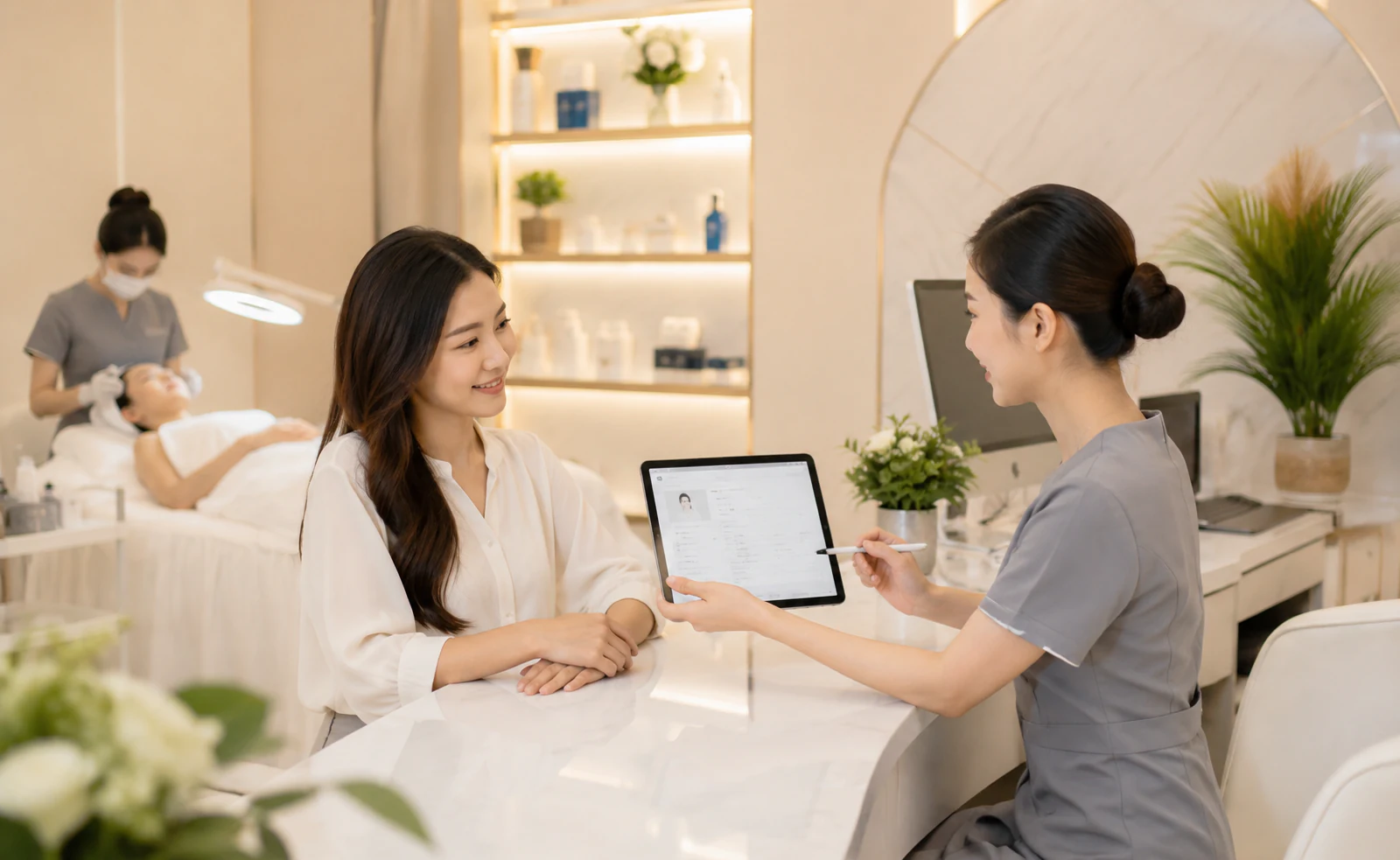 Thẩm mỹ viện dùng KiotViet quản lý hồ sơ liệu trình và lịch hẹn