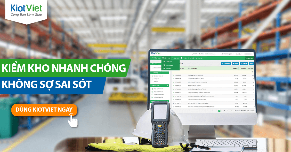 Phần mềm quản lý kho đơn giản nhanh chóng - chính xác